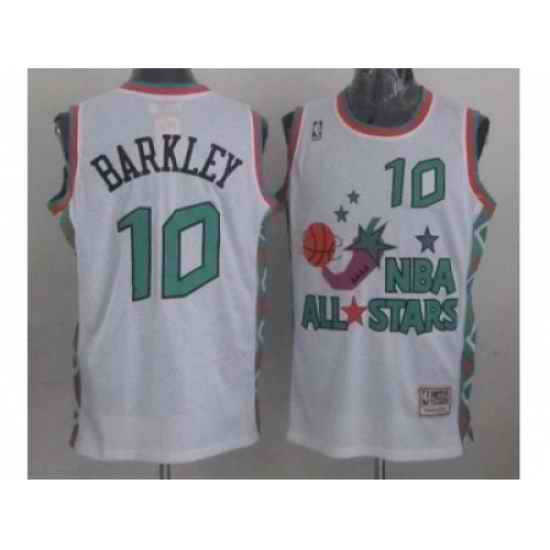 NBA 96 All Star #10 Barkley White Jerseys